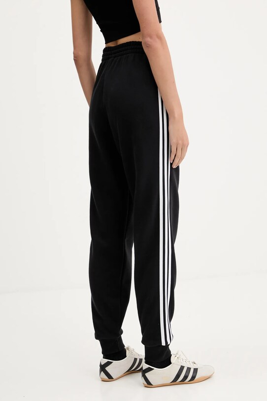Ρούχα Βαμβακερό παντελόνι adidas Originals 3-Stripes JV7458 μαύρο