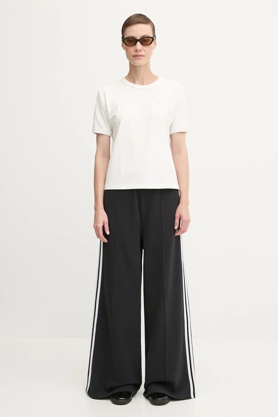 adidas Originals cotton joggers 3-Stripes JV7473 black