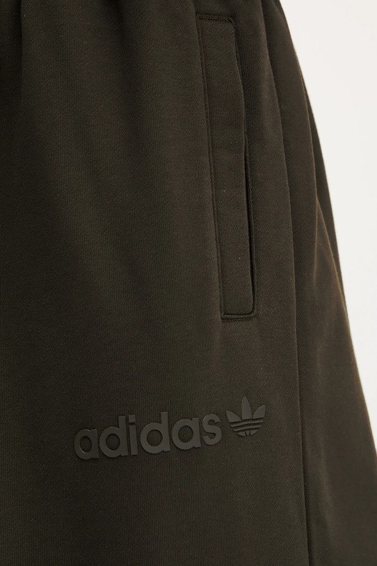 adidas Originals spodnie dresowe bawełniane Essentials zielony JW0988
