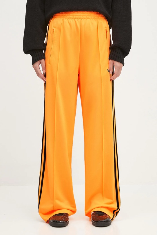 adidas Originals spodnie dresowe Firebird dzianina pomarańczowy JY2694