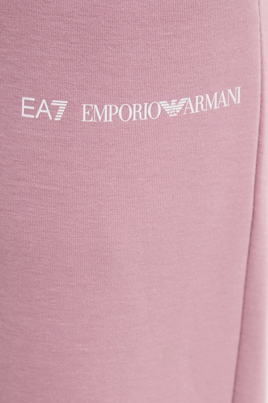 EA7 Emporio Armani spodnie dresowe różowy AF10443.7W000801