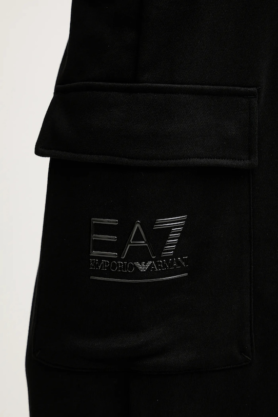 EA7 Emporio Armani spodnie dresowe czarny AF12473.7W000419