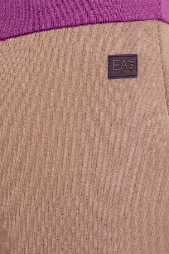 Kalhoty EA7 Emporio Armani hnědá AF18425.7X000385