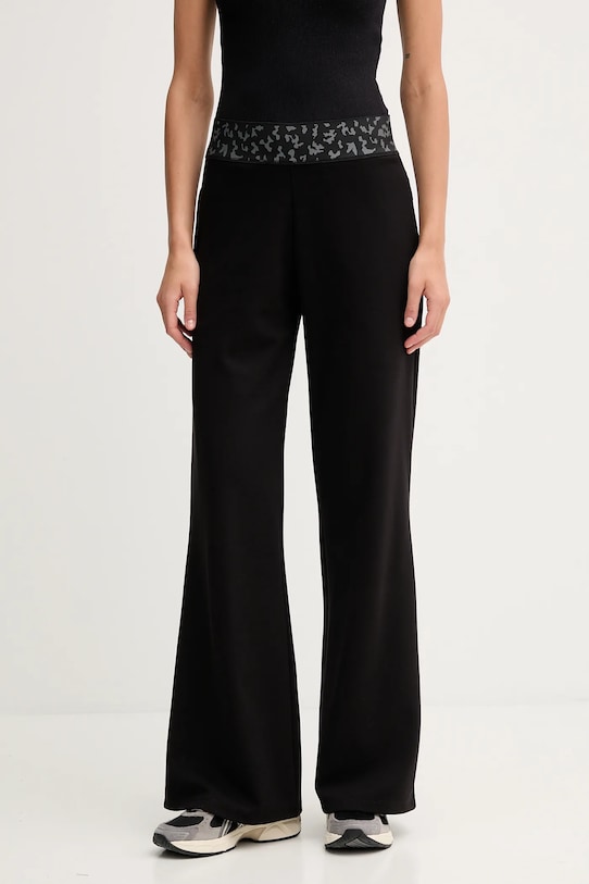 EA7 Emporio Armani spodnie dresowe dzianina czarny AF18880.7W000667