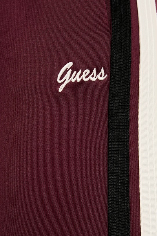 Guess spodnie dresowe FABIA bordowy V5BB24.KCX22