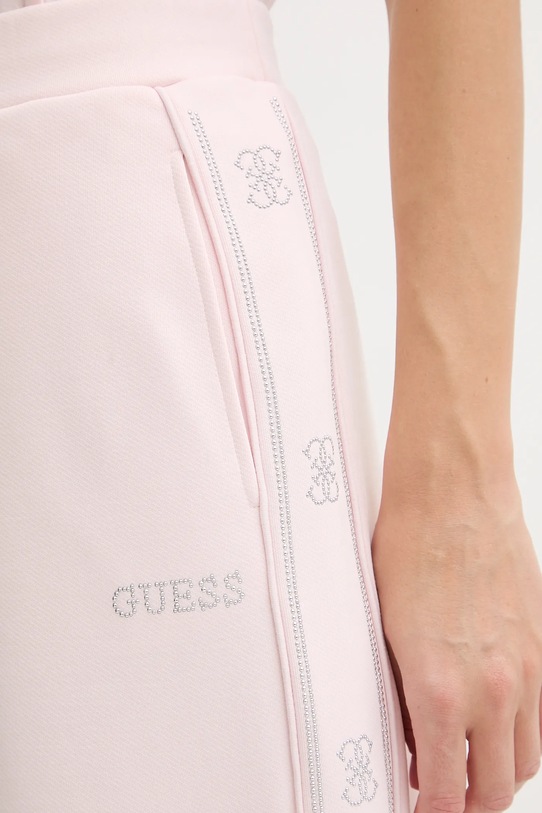 Tepláky Guess OCTAVIA ružová V5BB12.KCX22