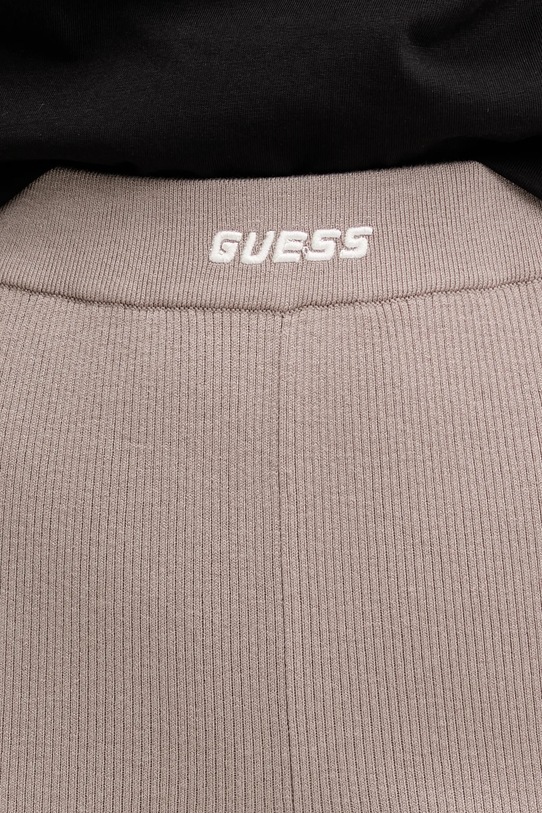 Guess spodnie z domieszką wełny FLAMINIA beżowy V5BB08.Z3JD2