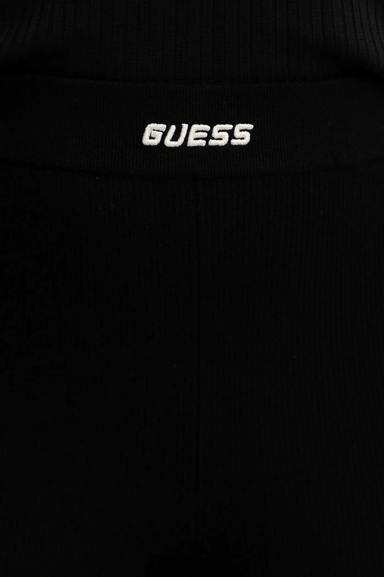 Guess spodnie z domieszką wełny FLAMINIA czarny V5BB08.Z3JD2