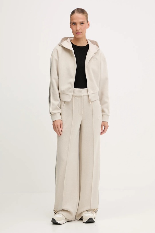 Guess pantaloni de trening cu amestec de lână MURIEL V5BB16.KCX52 bej AW25