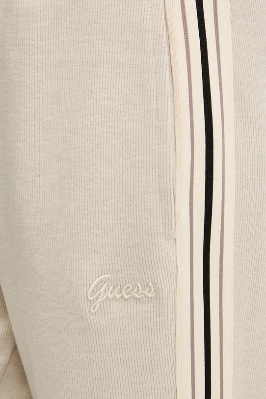 Guess spodnie dresowe z domieszką wełny MURIEL beżowy V5BB17.KCX52