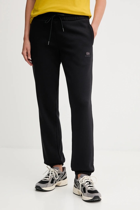 Napapijri spodnie dresowe M-Nina dzianina czarny NP0A4HD69411