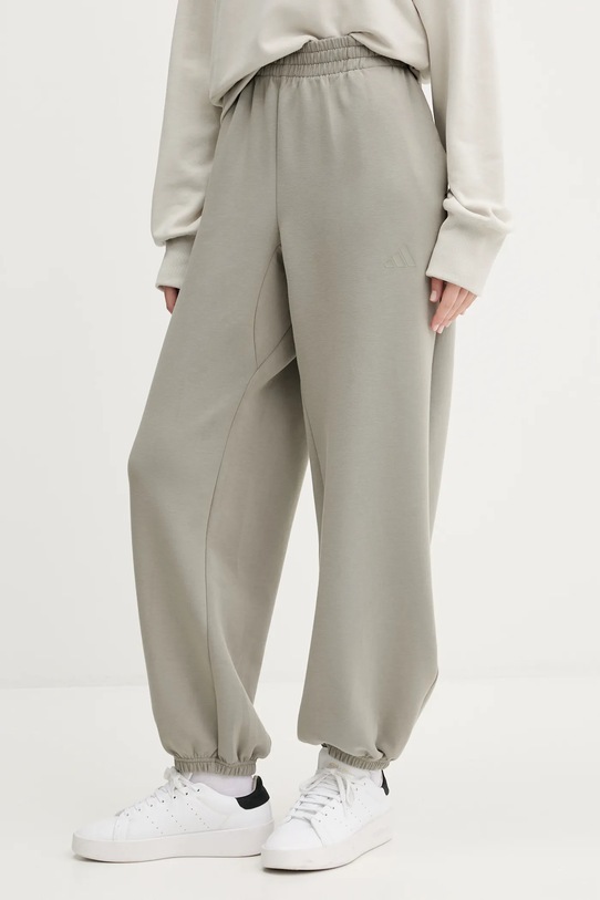 adidas pantaloni de trening All SZN tricotaj verde JW5074