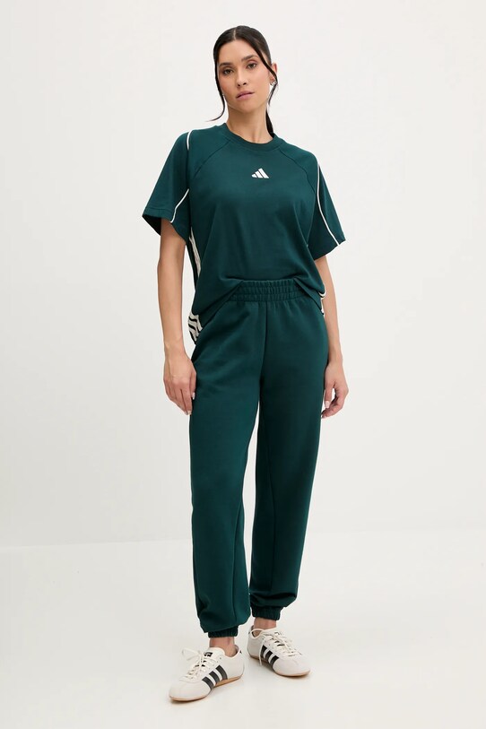 adidas spodnie dresowe Essentials JX0443 zielony AW25
