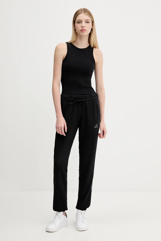 adidas pantaloni de trening 3-Stripes KB8510 negru AW25