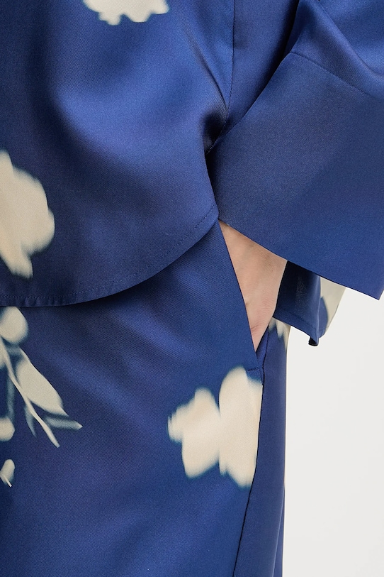 MM spodnie jedwabne HELGA niebieski 2526136037600