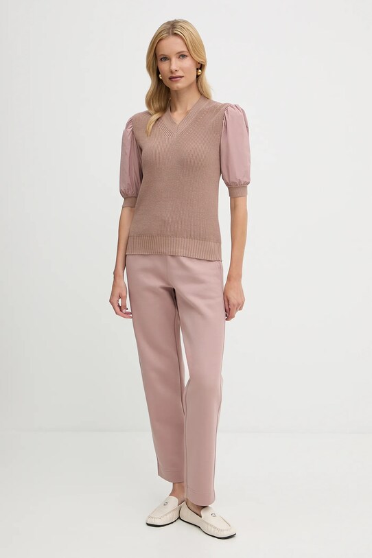 MM spodnie dresowe FURIO 2526786087600 różowy AW25