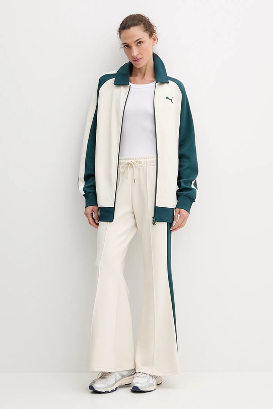 Παντελόνι φόρμας Puma 632138 μπεζ AW25