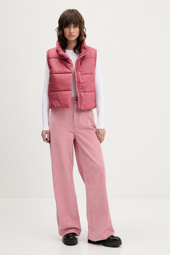 Tommy Jeans spodnie sztruksowe DW0DW21700 różowy AW25