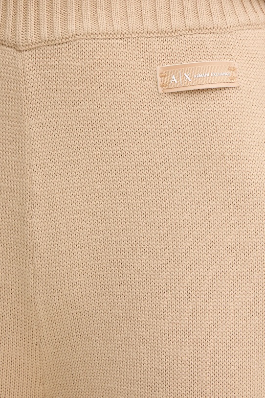 Armani Exchange pantaloni cu lână bej XW000769.AF13774