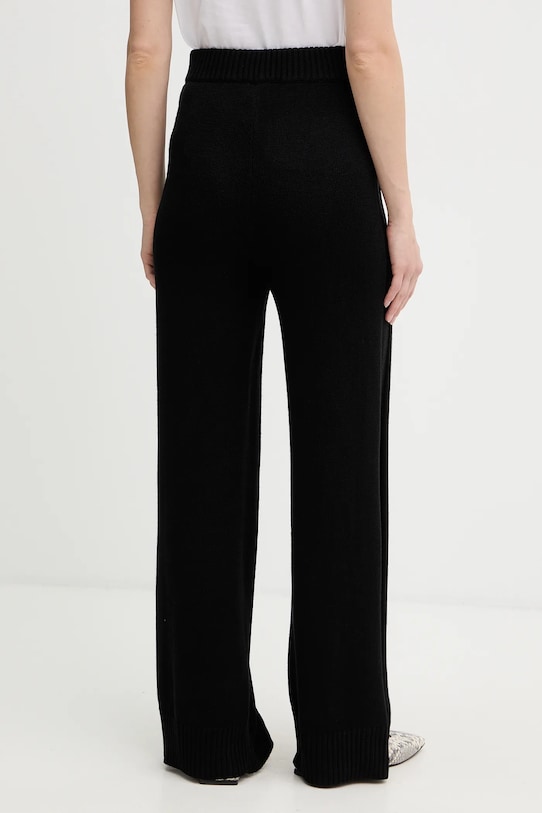 Odzież Armani Exchange spodnie z dodatkiem wełny XW000769.AF13774 czarny