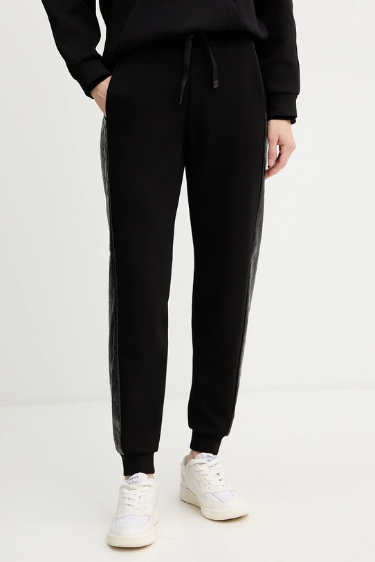 Armani Exchange spodnie dresowe z elastanem czarny XW000997.AF16111