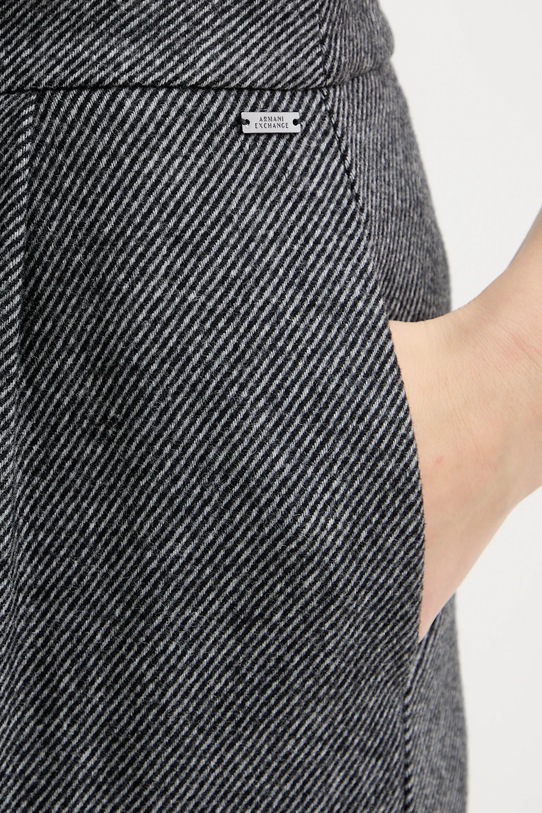 Armani Exchange spodnie z dodatkiem wełny szary XW001263.AF16146