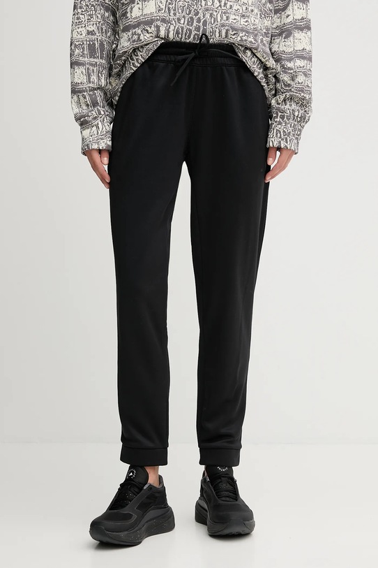 adidas Performance pantaloni de antrenament WORKOUT ESSENTIALS tricotaj negru JW2697