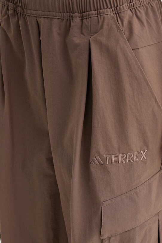 adidas TERREX spodnie outdoorowe JM9857 brązowy