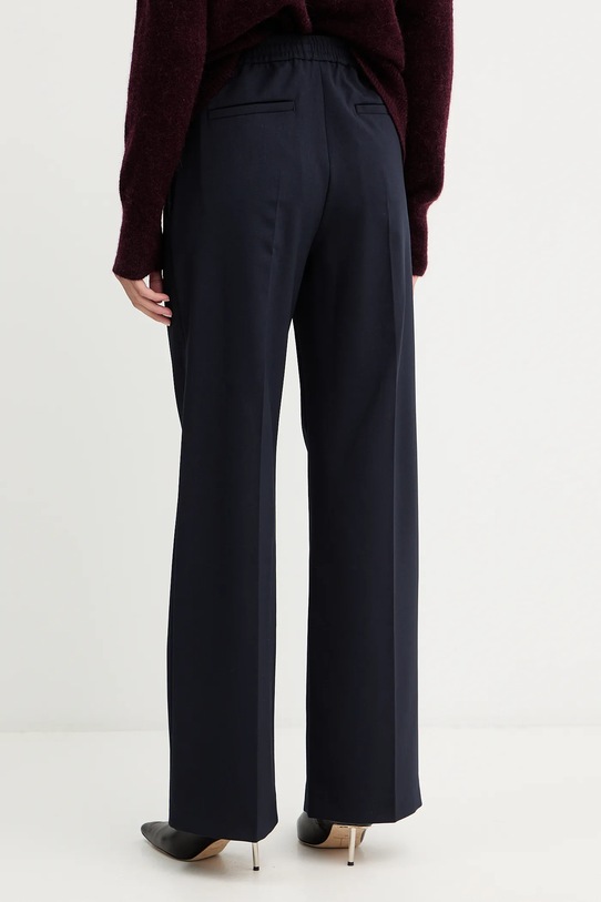 Îmbrăcăminte Weekend Max Mara pantaloni cu lână PETRA 2525136032600 bleumarin
