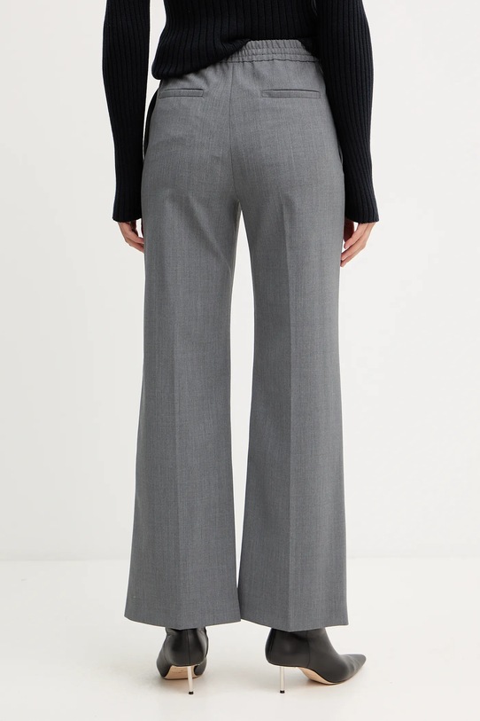 Oblečení Kalhoty s příměsí vlny Weekend Max Mara PETRA 2525136032600 šedá