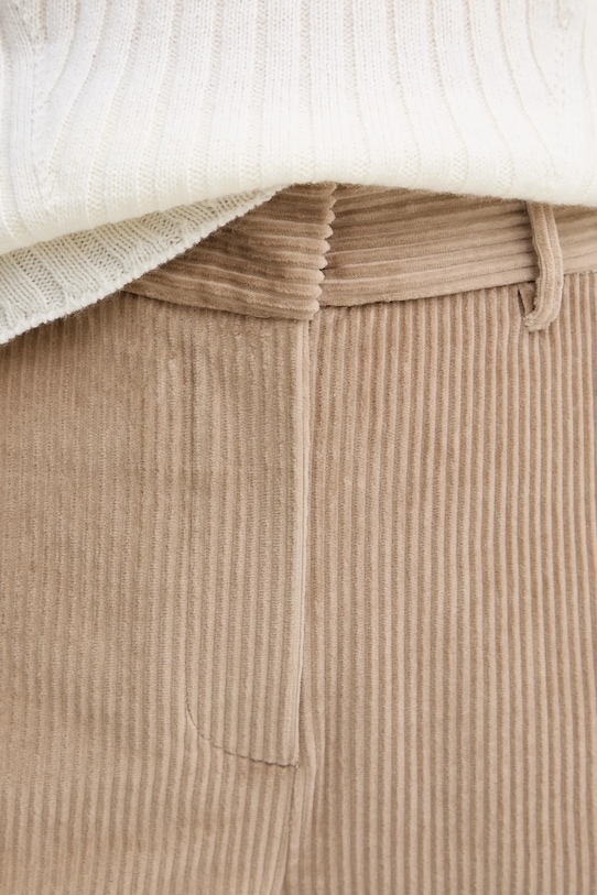 Κοτλέ παντελόνι Weekend Max Mara TANIA μπεζ 2525136092600