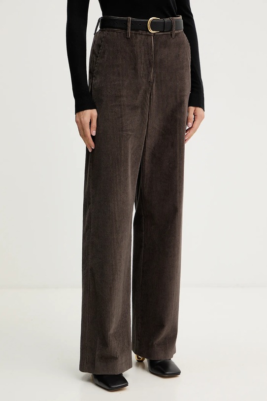 Вельветовые брюки Weekend Max Mara TANIA хлопок коричневый 2525136092600