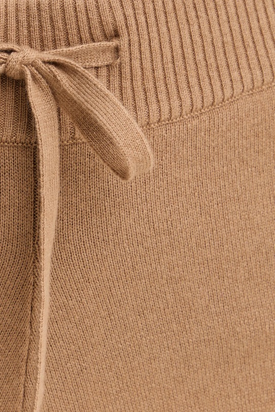 Vunene hlače Weekend Max Mara JOSEF zelena 2525336012600