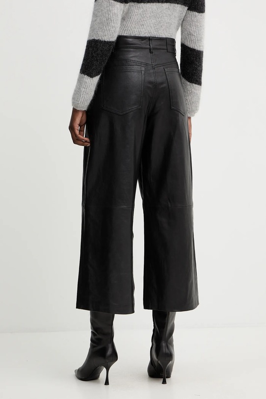 Îmbrăcăminte Weekend Max Mara pantaloni de piele BLANC 2525436012600 negru