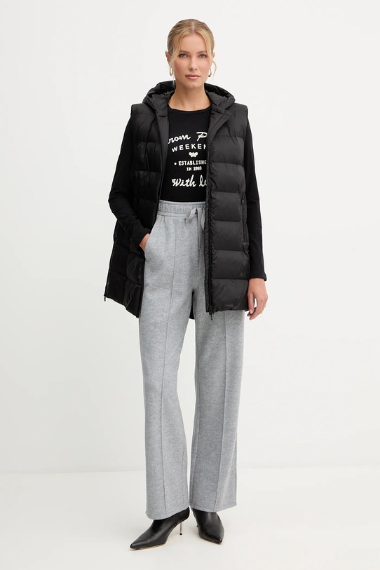 Weekend Max Mara pantaloni cu lână SPONDA 2525786022600 gri AW25