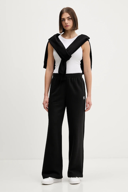 Спортивні штани adidas Originals Essentials Wide Leg Fleece JX5251 чорний SS26