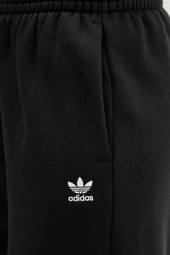 Спортивні штани adidas Originals Essentials Wide Leg Fleece чорний JX5251