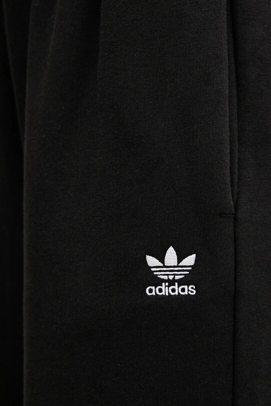 adidas Originals spodnie dresowe Essentials Wide Leg Fleece czarny JX5251