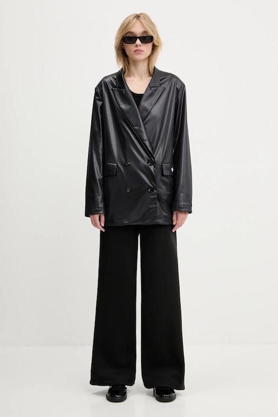 Спортивні штани adidas Originals Essentials Wide Leg Fleece JX5251 чорний