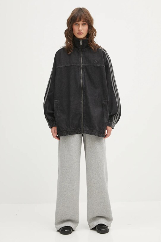 adidas Originals spodnie dresowe Essentials Wide Leg Fleece JX5252 szary