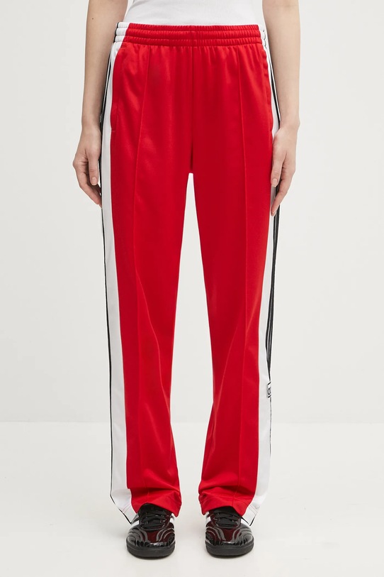 adidas Originals spodnie dresowe Adibreak Pt dzianina czerwony JY1354