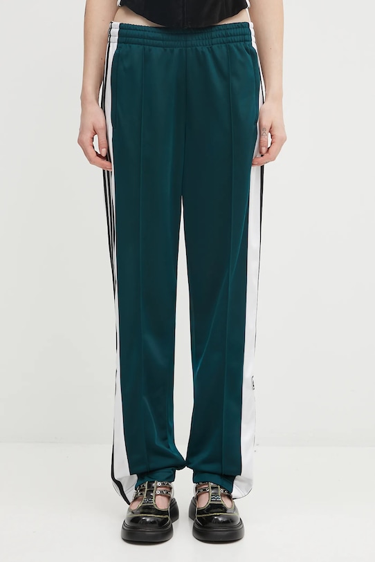 adidas Originals spodnie dresowe Adibreak Pt dzianina zielony JV7515