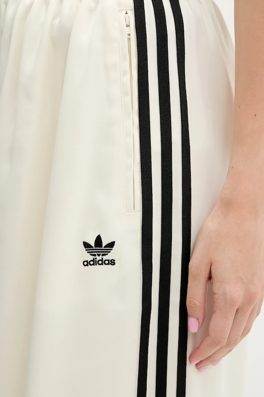 Παντελόνι φόρμας adidas Originals Satin Tp Wl μπεζ KD2542