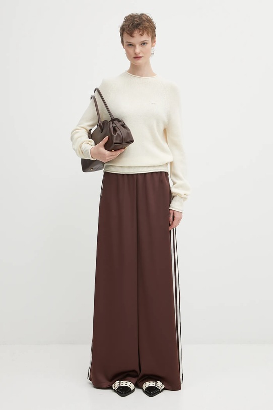 Спортен панталон adidas Originals Satin Tp Wl KD2541 кафяв