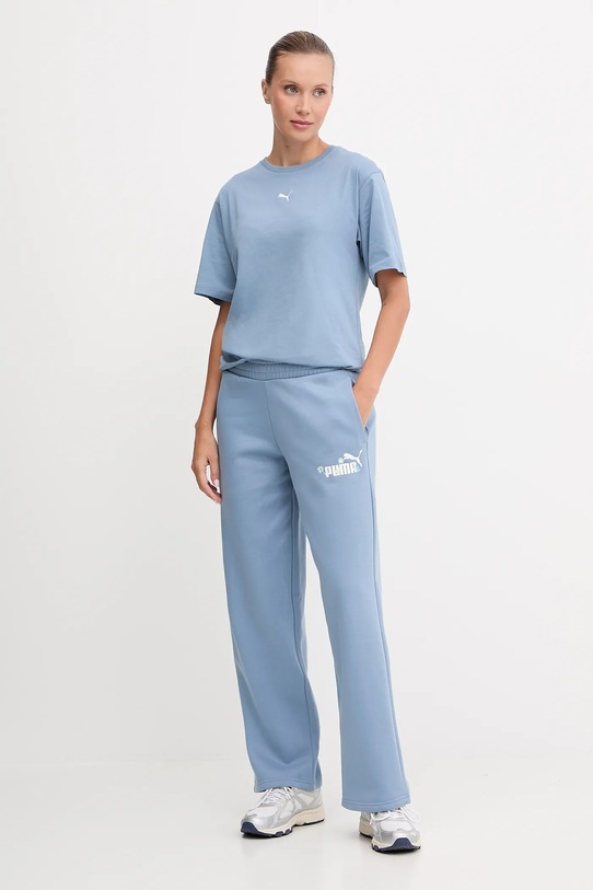 Παντελόνι φόρμας Puma 688081 μπλε AW25