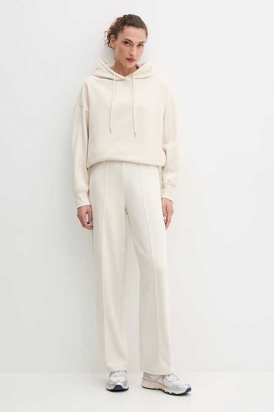 Puma pantaloni de trening 688129 bej AW25