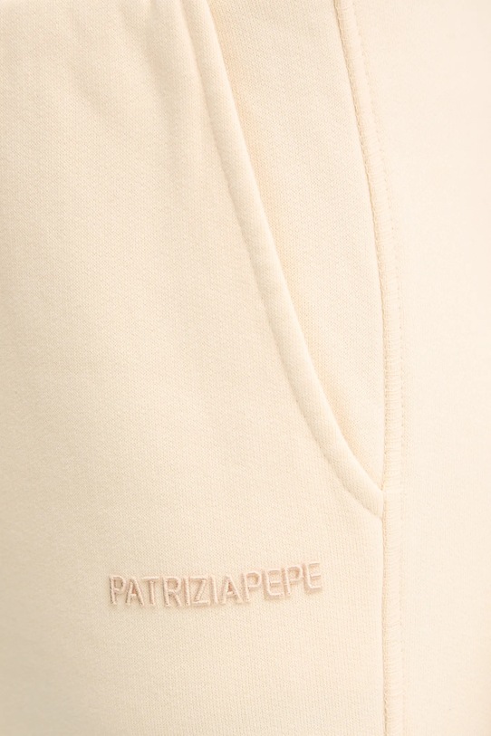 Бавовняні спортивні штани Patrizia Pepe бежевий 2P1718.J079