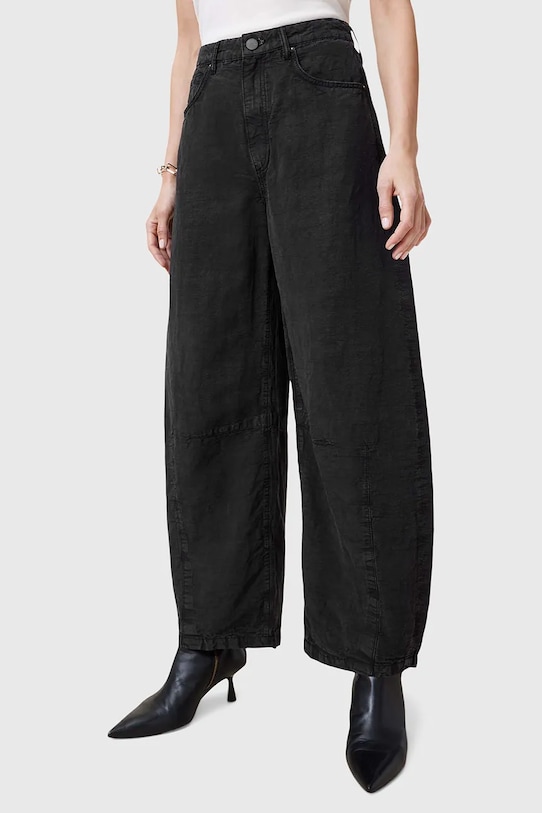 AllSaints spodnie JETT W077TC czarny AW25