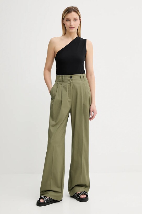 Marc O'Polo spodnie 506034110105 zielony AW25