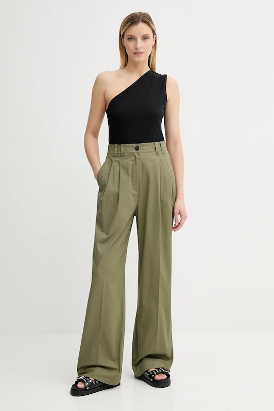 Kalhoty Marc O'Polo 506034110105 zelená AW25